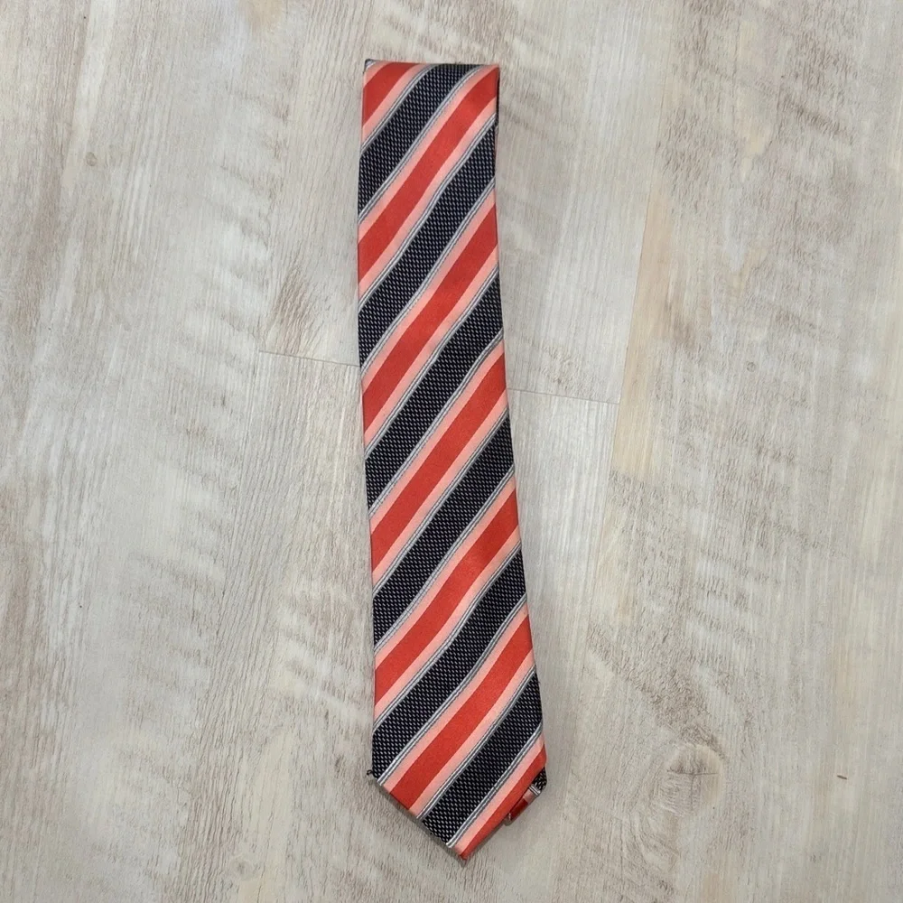 Giorgio Brutini Striped Red and Black Men's Tie